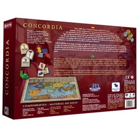 Jeu de société Concordia de stratégie et de commerce dans l’Empire romain | masqueoca