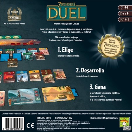 Compra 7 Meraviglie Duel | Gioco di strategia per 2 giocatori Compra 7 Meraviglie Duel | Gioco di strategia per 2 giocatori
