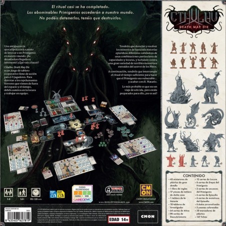 Cthulhu: A Morte Pode Morrer | Jogo de tabuleiro cooperativo