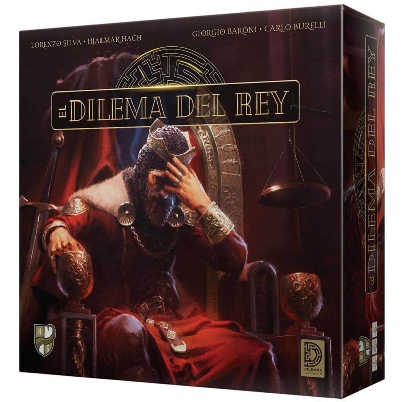 Caja del juego de mesa narrativo el dilema del rey de asmodee - comprar en el taller del modelista