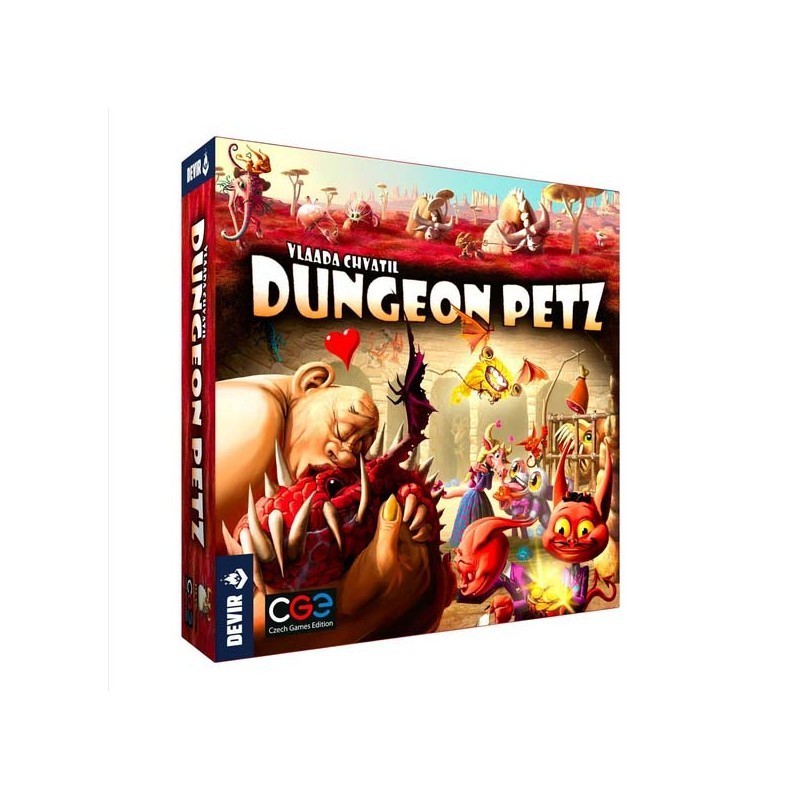 juego de mesa de gestión y fantasía dungeon petz de devir - comprar en el taller del modelista