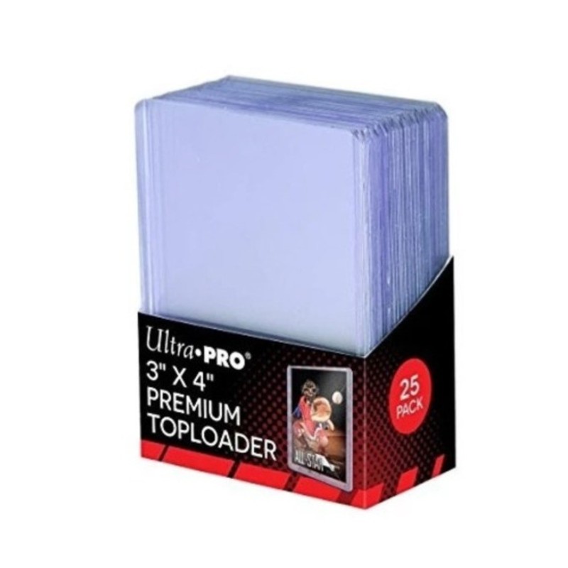 ultra pro standard toploader super clear premium (25) - comprar en el taller del modelista