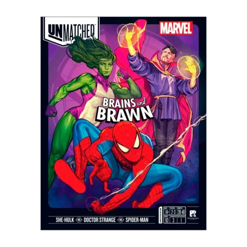Achetez Unmatched : Brains & Brawn | Jeu de société Marvel