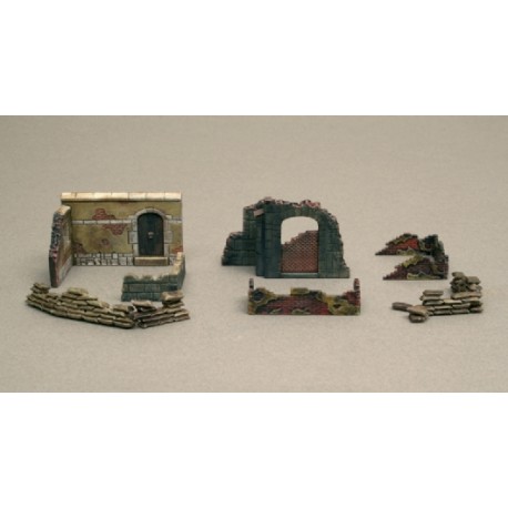 Walls and ruins. ITALERI 6090