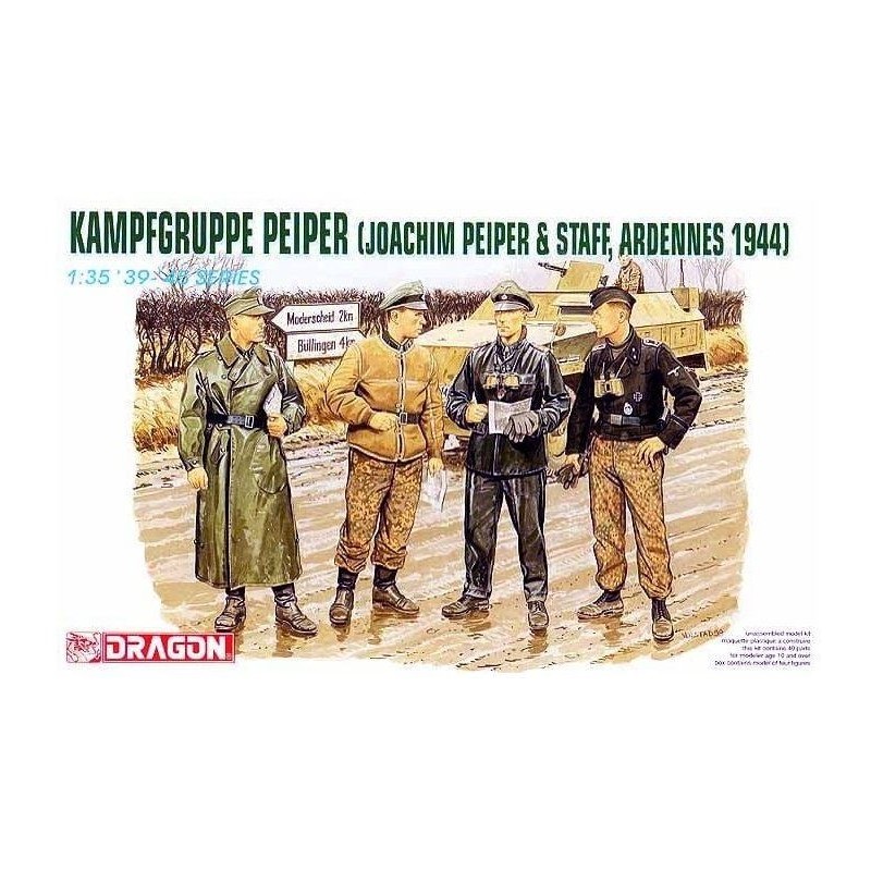 Peiper Kommandogruppe und Stab.