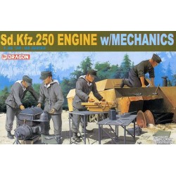 Mecânica e motor Sd.Kfz.250.