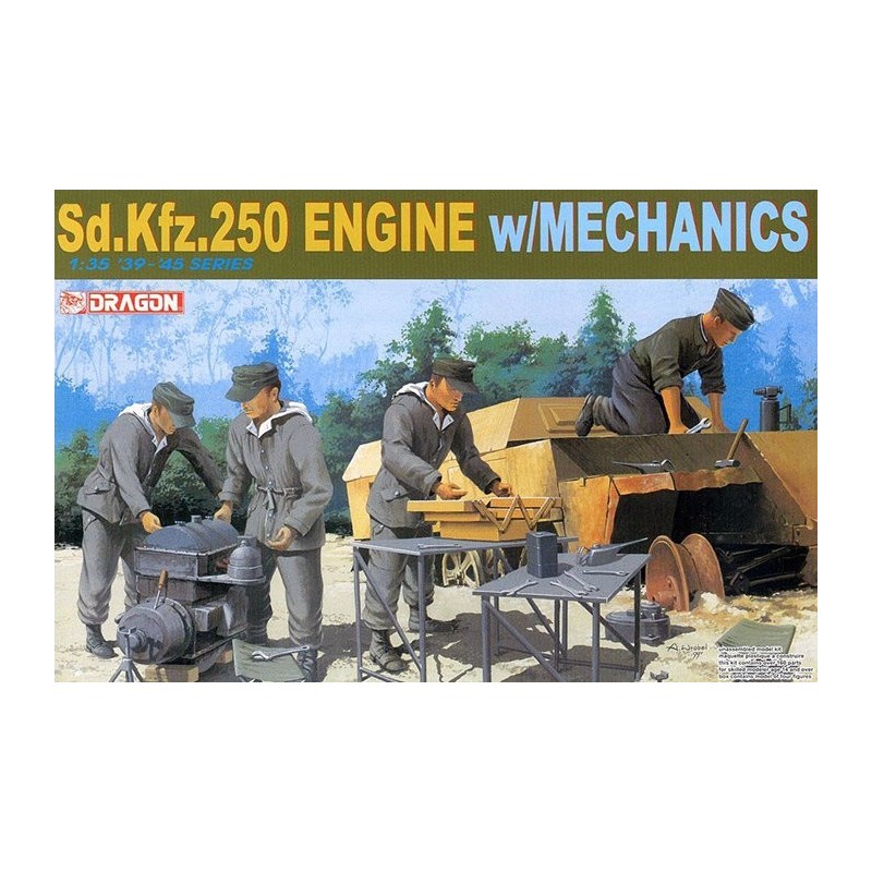 Mecânica e motor Sd.Kfz.250.