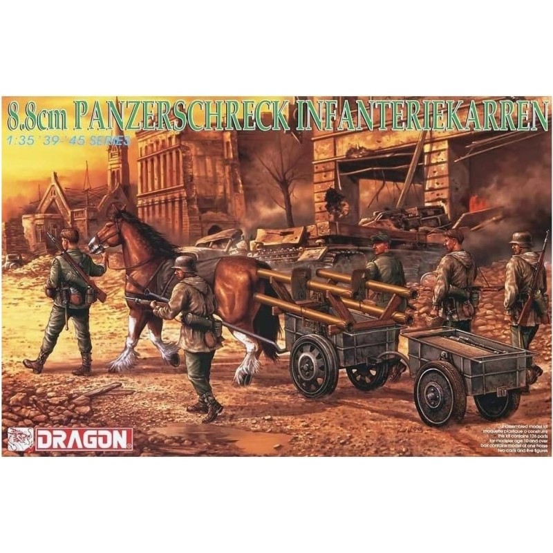 Reboques alemães com Panzerschreck.