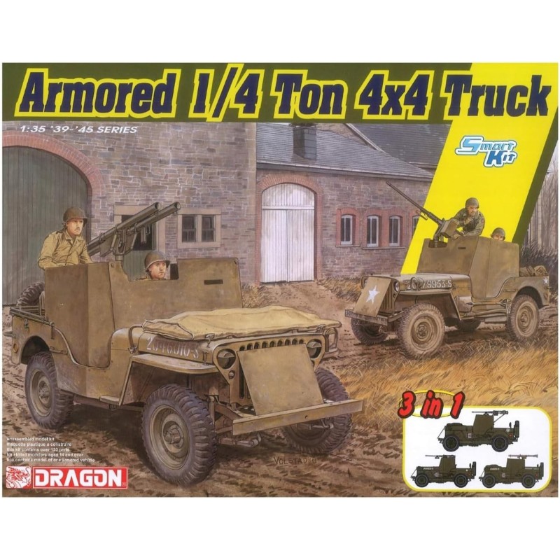 Caminhão blindado 4x4 1/4 ton.