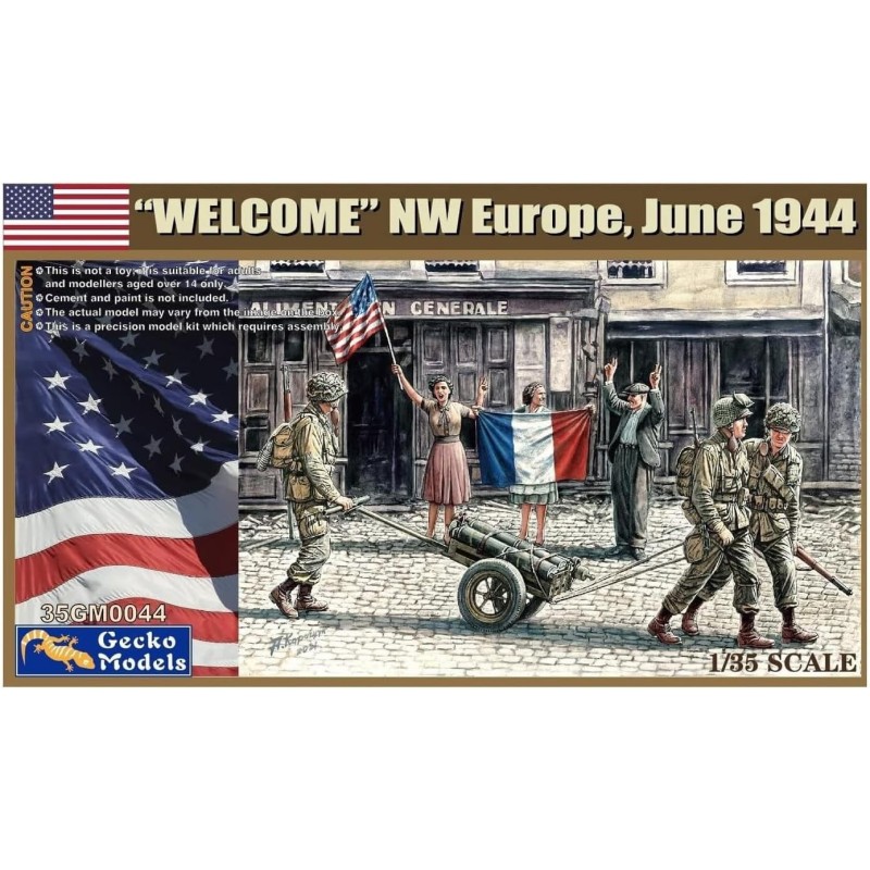 "Bienvenidos" a Europa, Junio 1944.