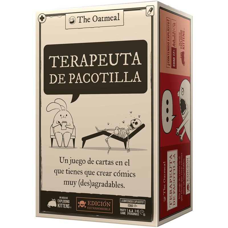 Comprar Terapeuta de Má Qualidade | Jogo de tabuleiro humorístico