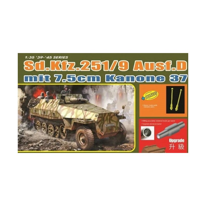 Sd.Kfz.251/9 Ausf.D com 7,5cm Kanone 37.