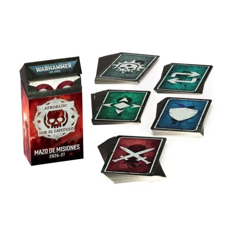 Warhammer 40 000 : Deck de quêtes approuvé par les chapitres 26-27 espagnol.