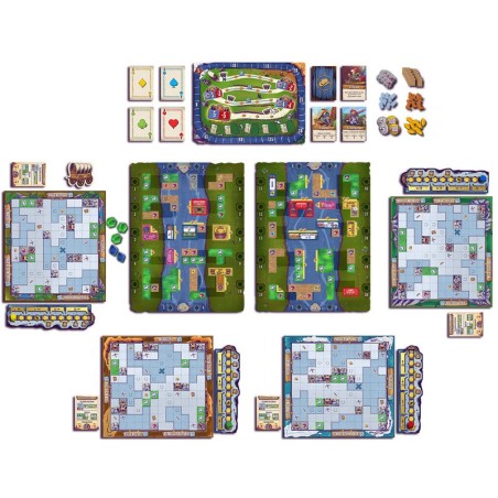 Wild Tiled West Tile-Placement Board Game by Asmodee - Buy at El Taller del Modelista