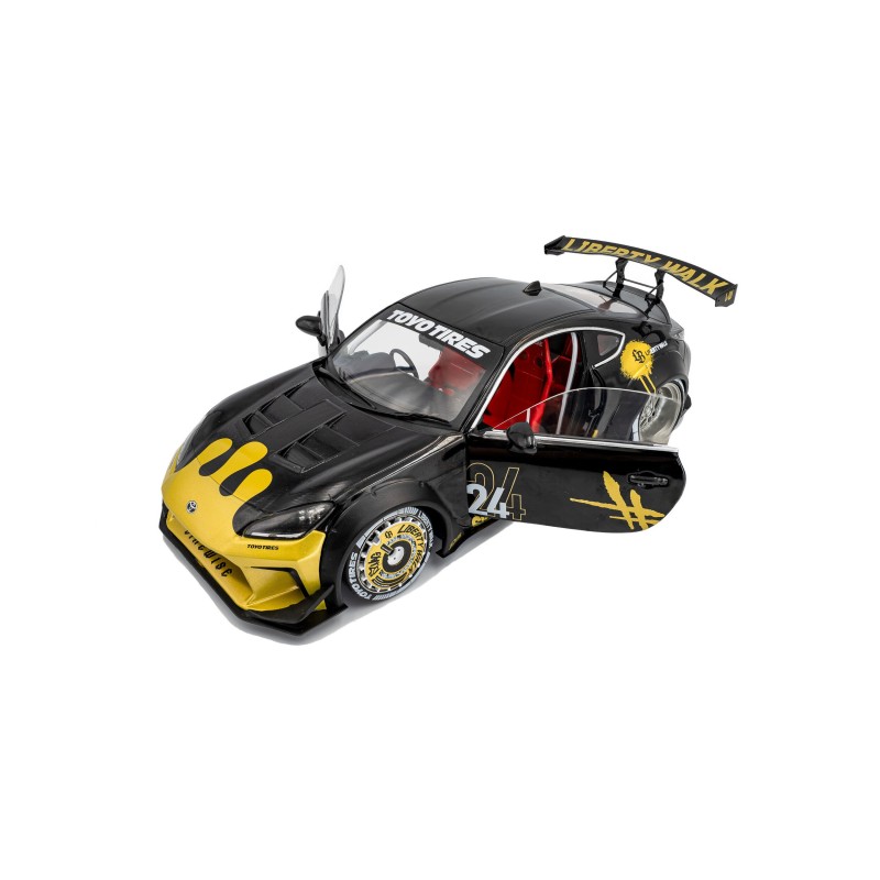 Toyota GR86 Liberty Walk Body Kit – BLACK & GOLD – 2024.