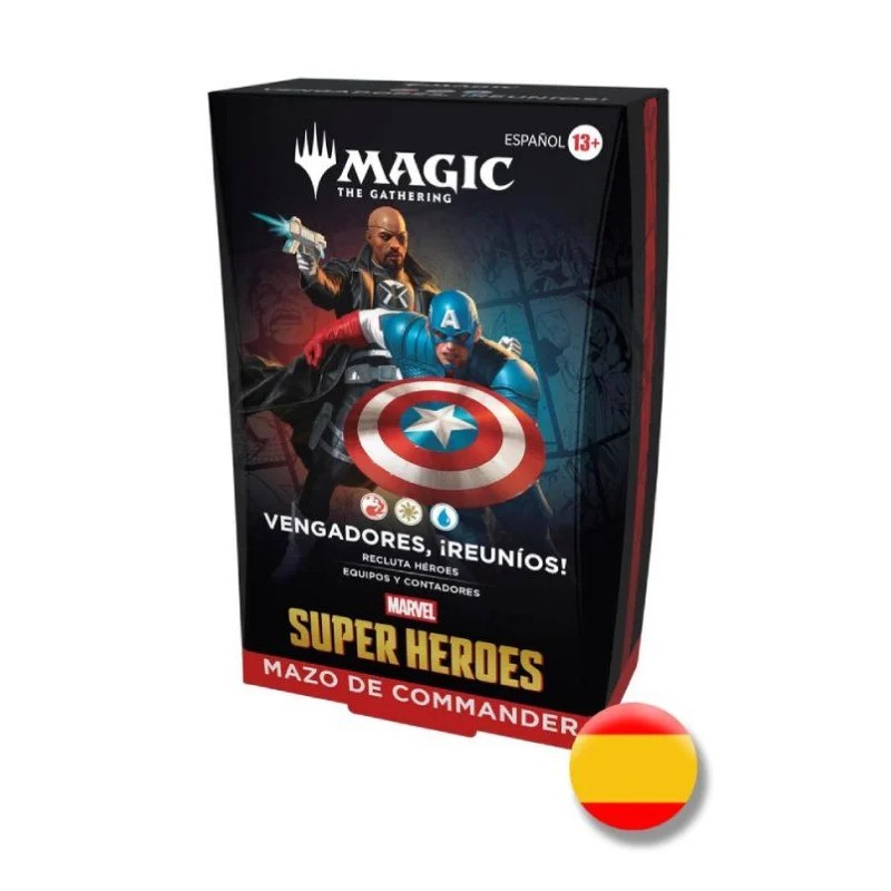 Magic: The Gathering Marvel Super Heroes Commander Deck – Avengers Assemble (Spanish) by Wizards of the Coast - Buy