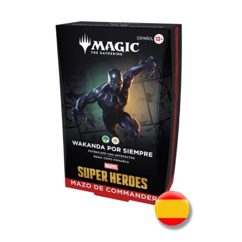Compre Magic: The Gathering Marvel Super Heroes Commander: Wakanda Forever | Comandante Deck