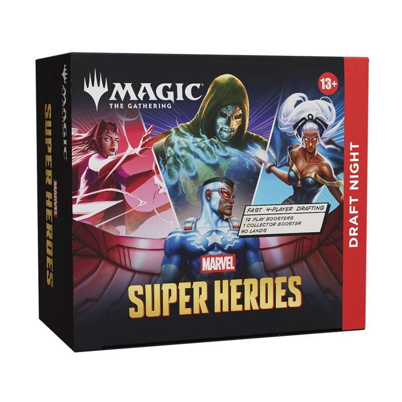 Magic the gathering marvel super heroes draft night en inglés de wizards of the coast -comprar