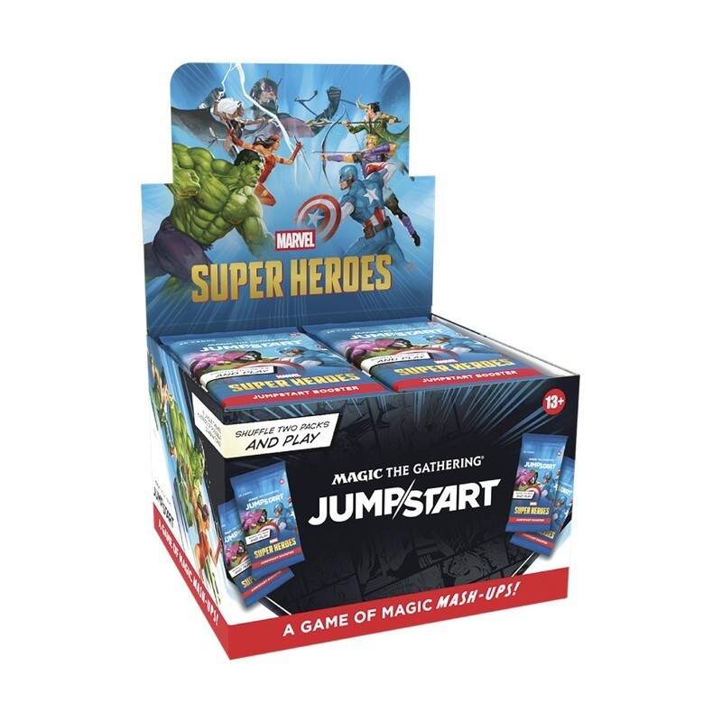 magic the gathering marvel super heroes jumpstart booster display english de wizards of the coast - comprar