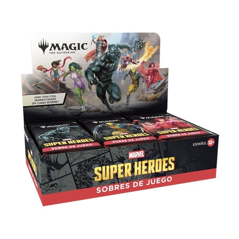 Comprar Magic: The Gathering Marvel Super Heroes Play Booster Display | Caixa de 30 Saquinhos