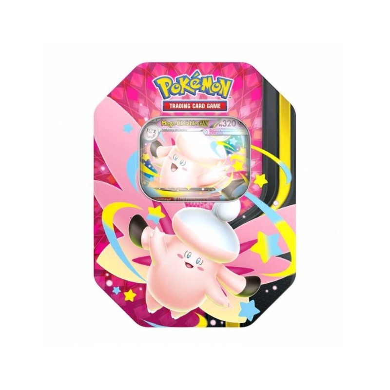 Comprar Pokémon TCG Mega Clefable Can ex | Lata de Colecionáveis Pokémon