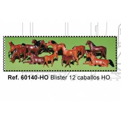 Blister de 12 caballos.