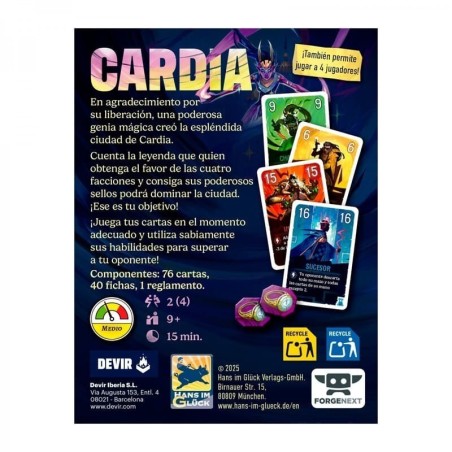 Acquista Cardia Grief | Gioco di carte strategico per 2 giocatori