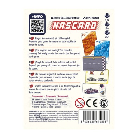 Comprar Nascard | Jogo de Cartas de Velocidade e Estratégia.