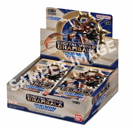 caja de sobres en ingles del tcg digimon digital world shambala de bandai - comprar en el taller del modelista.