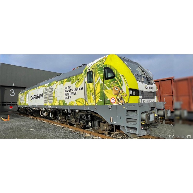 EuroDual Stadler Lokomotive, 159.102 Captrain.