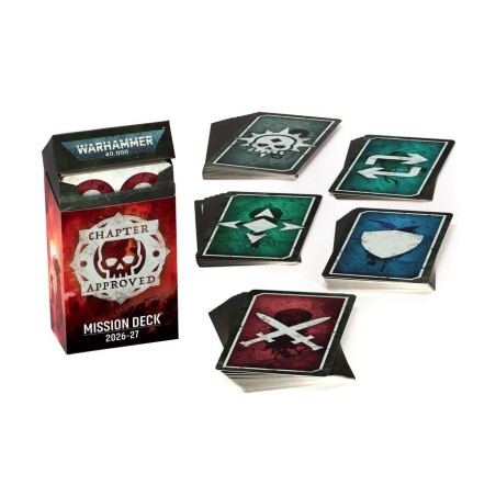 Warhammer 40,000: Chapter Approved Mission Deck 2026-27. English.