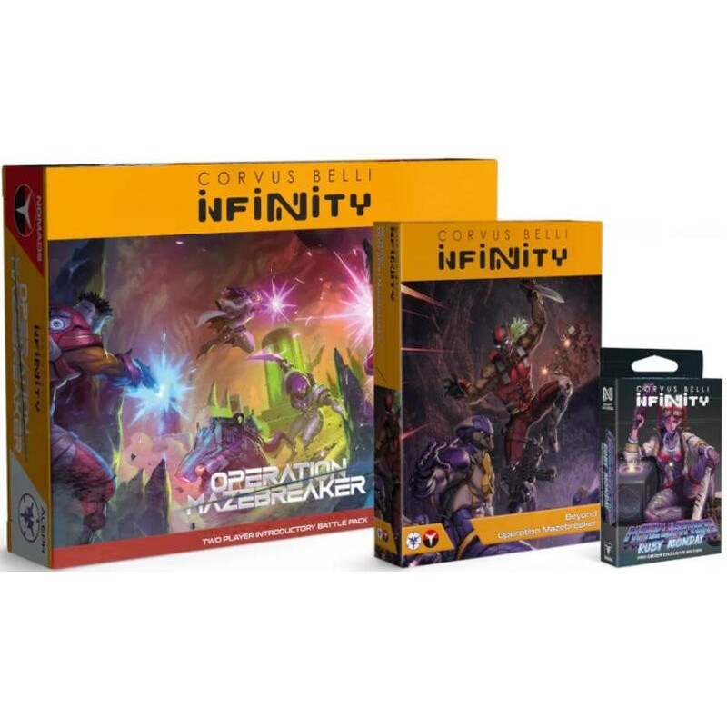 infinity bundle de operación mazebreaker de corvus belli - comprar en el taller del modelista