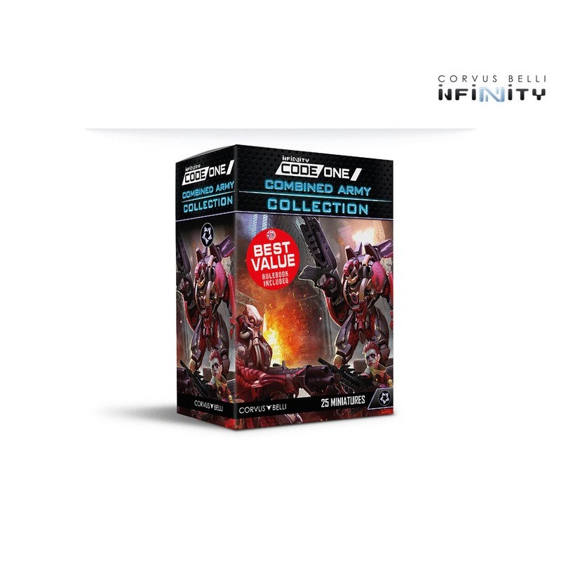 juego de miniaturas infinity combined army collection pack de corvus belli - comprar en el taller del modelista
