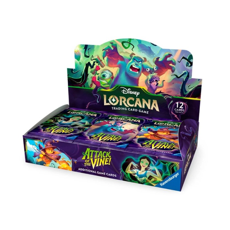 Caja de sobres de Lorcana Attack of the vine en inglés de Ravensburger - comprar en el taller del modelista