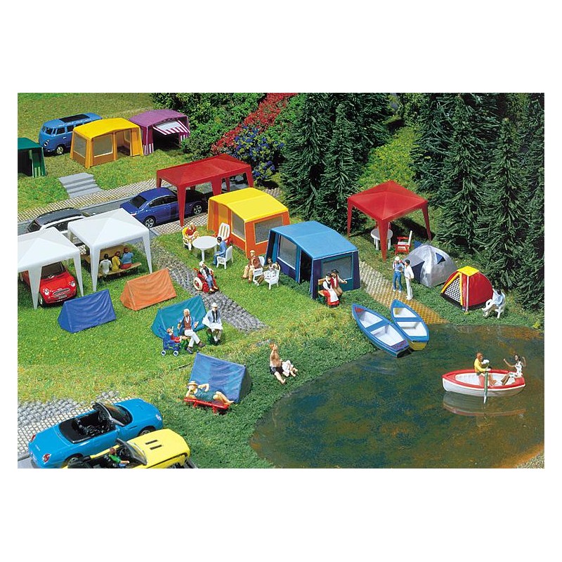Set of camping tents. FALLER 130504
