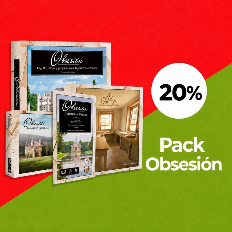 Obsession: Victorian Strategy Board Game Bundle + Expansions by Maldito Games - Buy