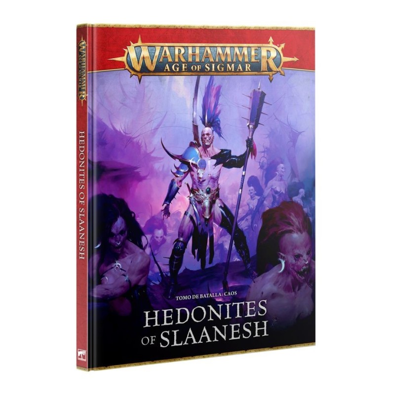 Livre de bataille des Hédonites de Slaanesh. espagnol.