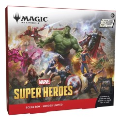 Magic: The Gathering - Marvel Super Heroes: Heroes United - Scene Box. (Inglés).