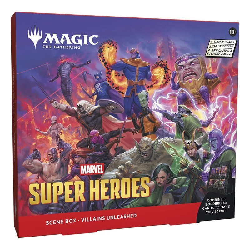 scene box de magic TG marvel superheroes villains unleashed de WOTC - Comprar en el taller del modelista