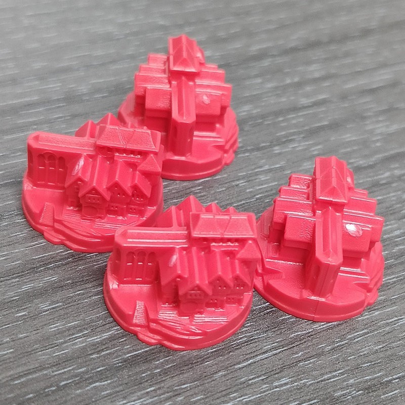 Catan: Cities - Red.