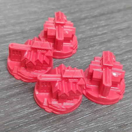 Catan: Città - Rosso. (x4).