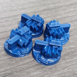 Catan : Villes - Bleu. (x4).