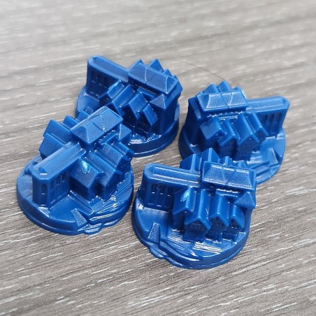Catan: Città - Blu. (x4).
