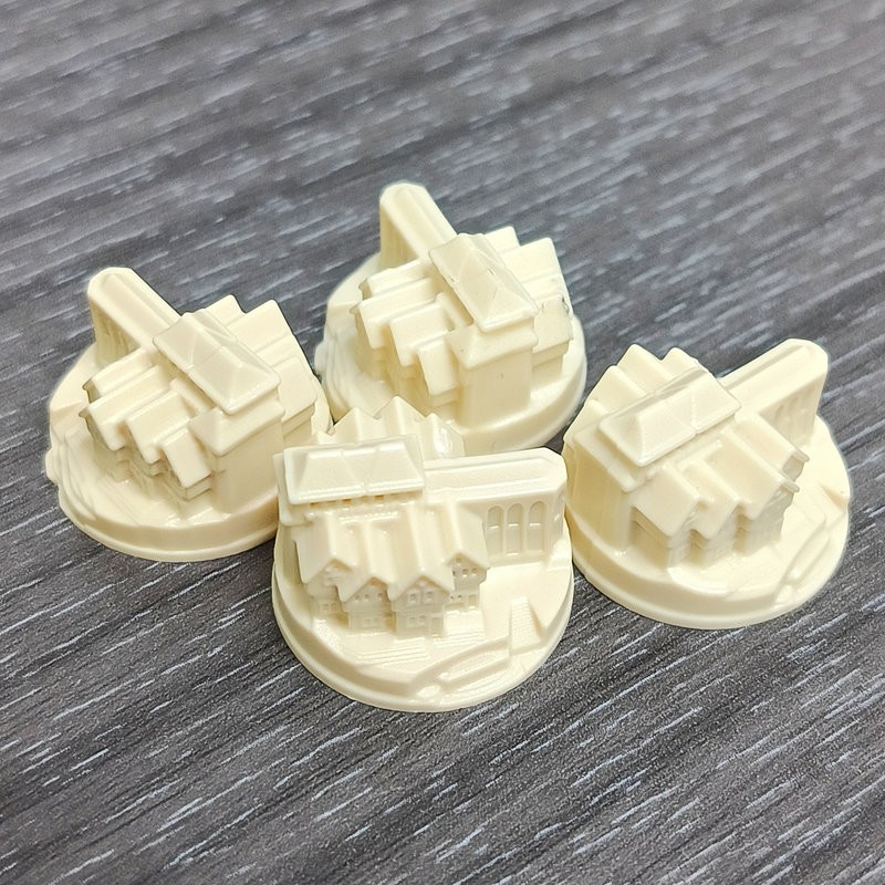 Catan: Städte – Weiß. (x4).