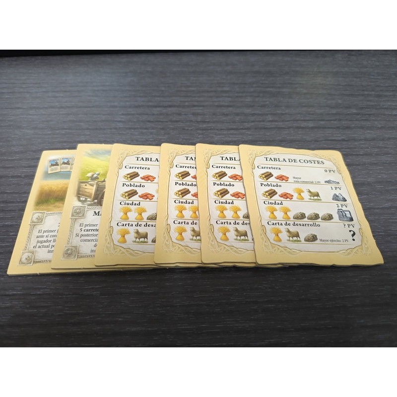 Catan: Bau- und Spezialkarten (x6).