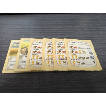 Catan: Cartas de Construção e Especiais (x6).