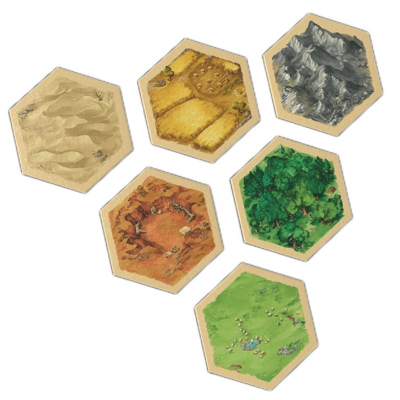 Catan: Terrain Hexes.