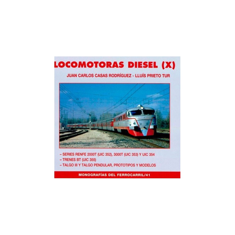Locomotivas diesel (X). Monografias Ferroviárias | Cobertura danificada.