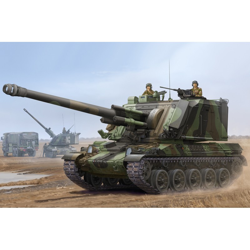 French GCT 155 mm AU-F1 SPH. HOBBY BOSS 83834
