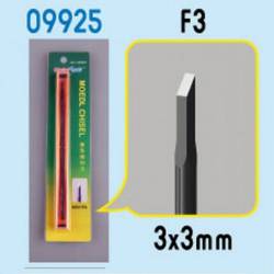 Scalpello per modellismo, 3mm.